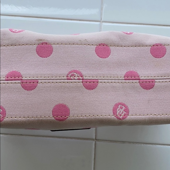 Dooney & Bourke Pink Polka Dot Bag - Picture 7 of 8